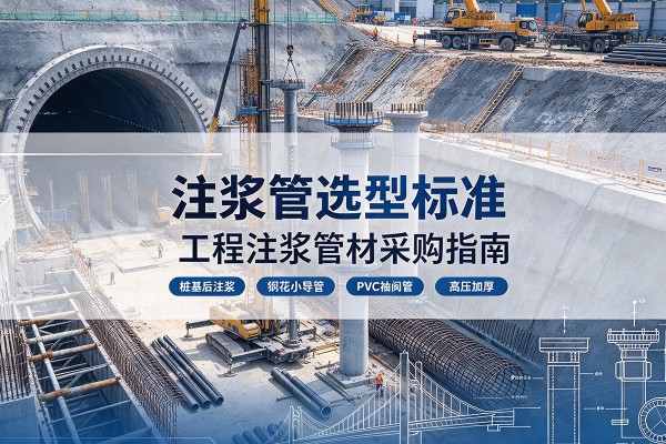 隆安注浆管选型标准